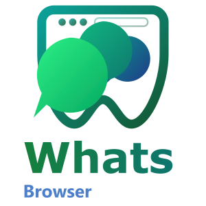 WhatsBrowser Logo Vertical